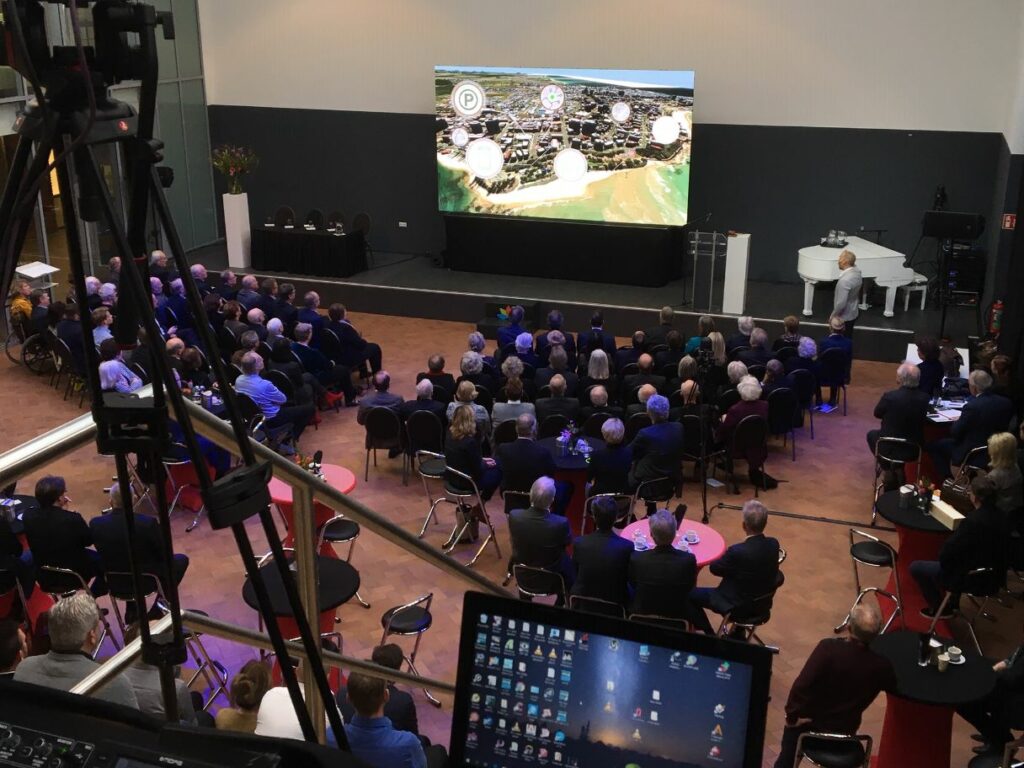 Modulair ledscherm met video productie